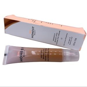 Honest beauty vegan eye cream, terracotta color